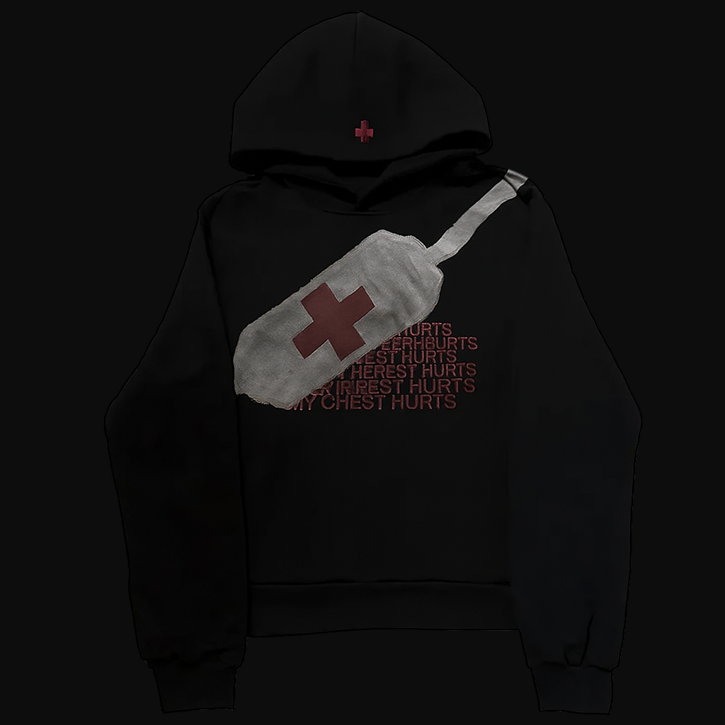 'BANDAGED' HOODIE