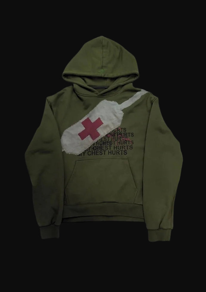 'BANDAGED' HOODIE