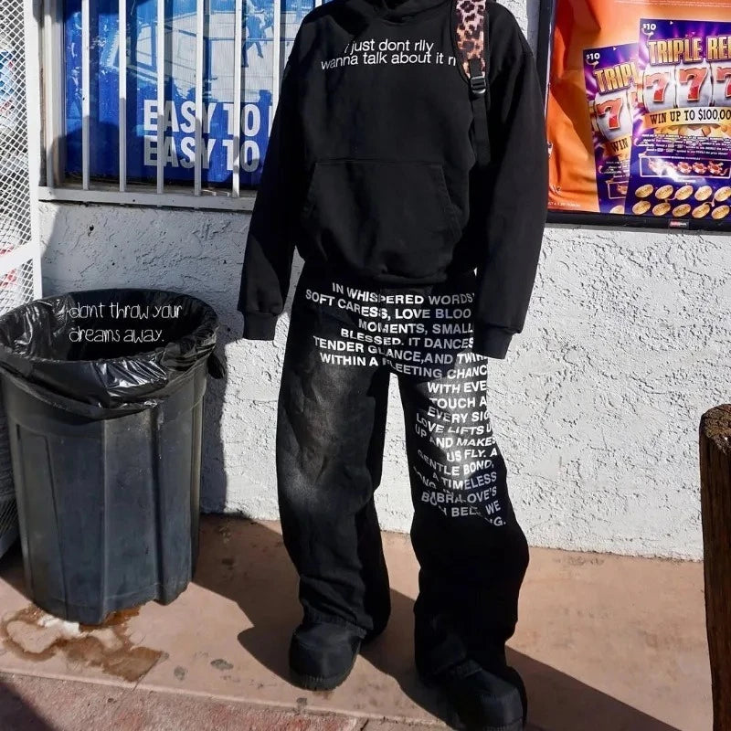 'WHISPERED' BAGGY JEANS