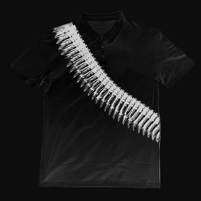 CROSS BULLET COLLAR TEE
