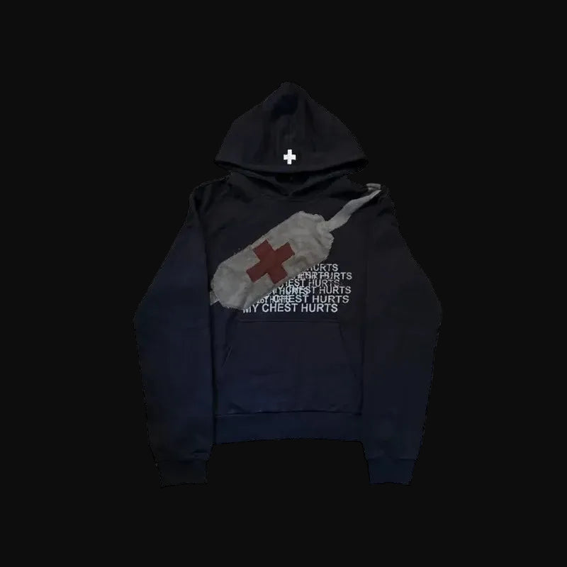 'BANDAGED' HOODIE