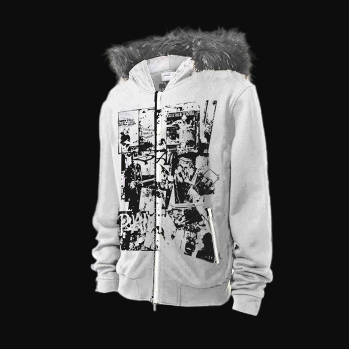 'WXR' COMIC FUR JACKET