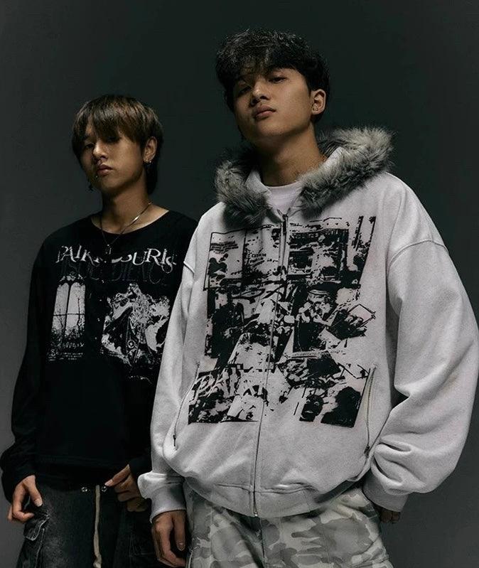 'WXR' COMIC FUR JACKET