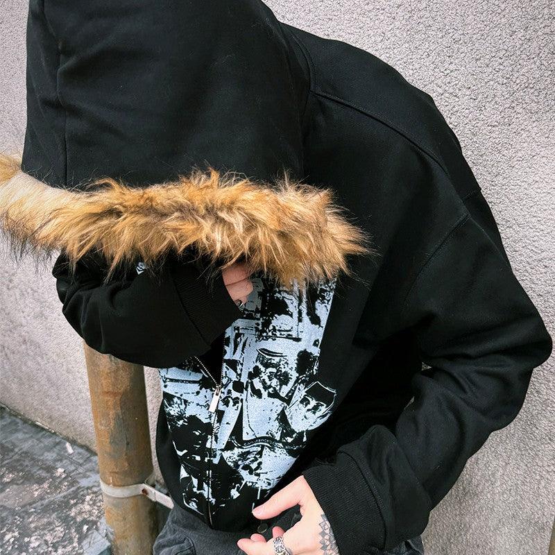 'WXR' COMIC FUR JACKET