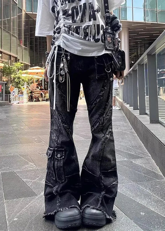 COAL CUT FLARED JEANS