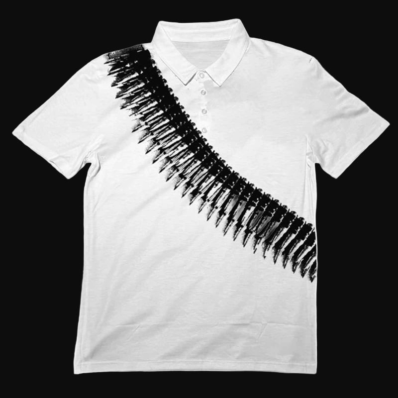 CROSS BULLET COLLAR TEE