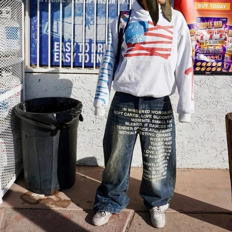 'WHISPERED' BAGGY JEANS