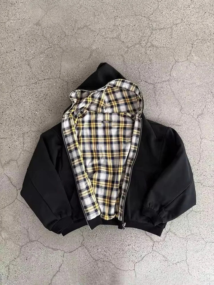 REVERSIBLE PLAID WXNTER JACKET